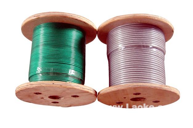 鍍鋅涂塑鋼絲繩